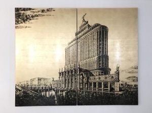 Dream 4. Project of the Aeroflot Central House. Architect Dmitry Chechulin. Dipt...