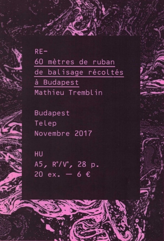 60 mètres de ruban de balisage récoltés à Budapest